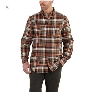 CARHARTT PLAID LONG-SLEEVE SHIRT 3XL